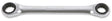 195 17X19-RATCHET. FLAT BI-HEX RING WR.