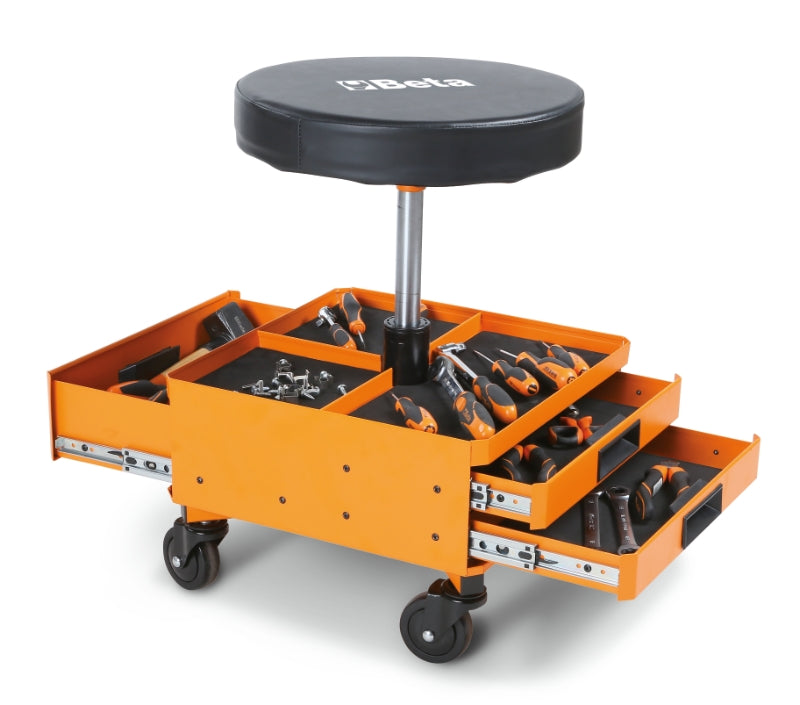 2251-O-SWIVEL SEAT WITH DRAWERS