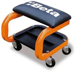 2252-O-SEAT WITH CASTORS ORANGE