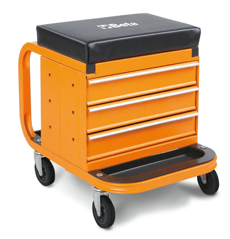 2258-O-HEAVY DUTY CREEPER + TOOL CHEST