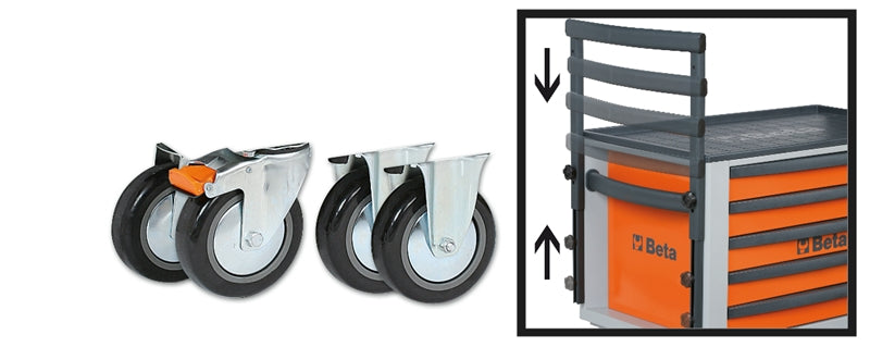 2300ST/KIT-4 CASTORS & HANDLE FOR C23ST