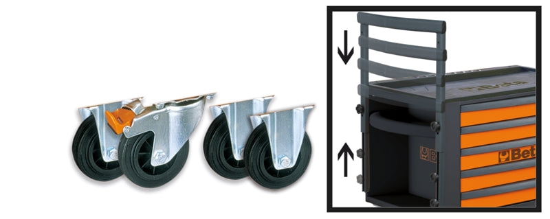 2300ST/KIT-KIT WITH 4 CASTORS & 1 HANDLE