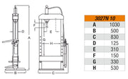 3027N 10-HYDRAULIC PRESS MOVING PISTON
