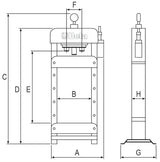 3028 20-HYDRAULIC PRESS MOVING PISTON