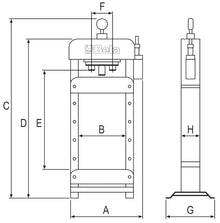 3028 20-HYDRAULIC PRESS MOVING PISTON