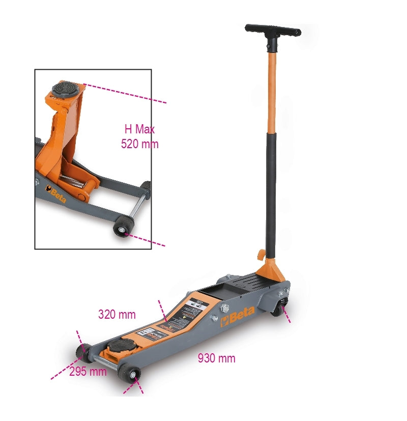3029L/2T-LONG, LOWERED JACK, 2 T