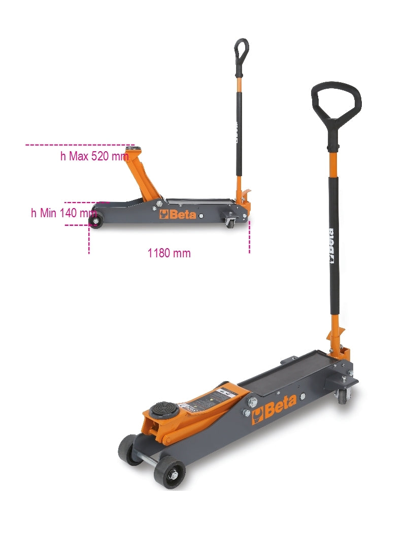 3033/3T-HYDRAULIC JACK - 3T LONG VERSION