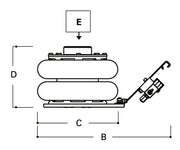 3061/2T P100-EXTENSION FOR ITEM 3061/2T