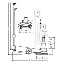 3067/70-13T-AIR HYDR. JACK 70-43-23-13T