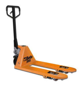 3068-MANUAL PALLET JACK WITH LOW FORKS