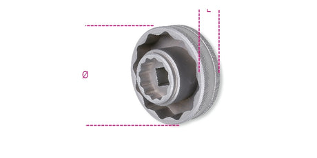 3075MV 56-BI-HEX SOCKET F.WHEEL HUB NUTS