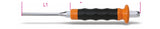 31BM 2-PIN PUNCHES WITH HANDLES 170MM