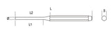 31SE 4-PUNCHES FOR SPRING PINS