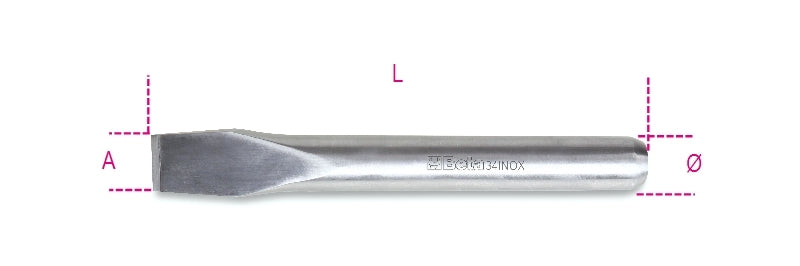 34INOX 160-FLAT CHISELS
