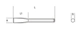 34 125-FLAT CHISELS 12MM