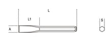 34 125-FLAT CHISELS 12MM