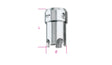 359CN-DRAIN ADAPTOR CROSS-SHAPE FOR 359