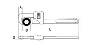 362 INOX 300-HEAVY-DUTY PIPE WRENCHES