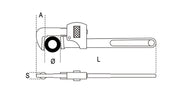 363 1200-HEAVY DUTY PIPE WRENCHES LIGHT
