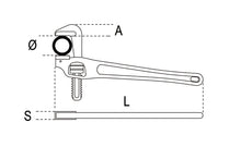 365 350-HEAVY DUTY PIPE WRENCHES, OFFSET
