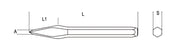 36 125-CAPE CHISELS 5MM