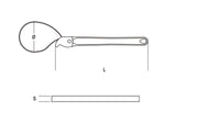383/1-REVERSIBLE STRIP PIPE WRENCHES