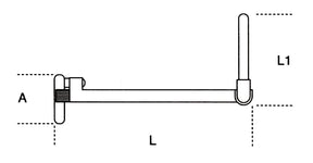 395T 10-32-TELESCOPIC WATER TAP WRENCH