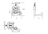 399 10-60-PIVOTING CLAMP VICES