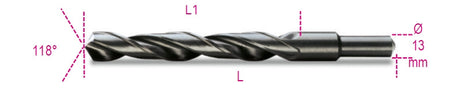 410A 13,50-TWIST DRILLS CYLINDRICAL HSS