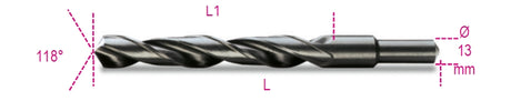 410A 14 - 00-TWIST DRILLS CYLINDRICAL HSS