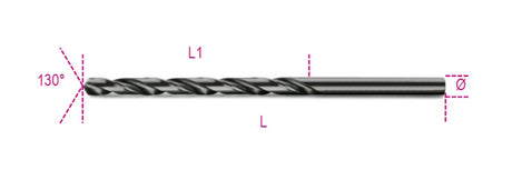 412L 10,00-TWIST DRILLS LONG BURNISHED