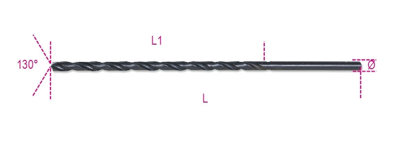 412XL 10,00-TWIST DRILLS EXTRA-LONG HSS