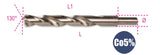 415CO-A 16 - 00-TWIST DRILLS SHORT HSS-CO