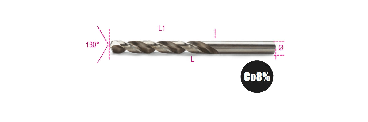 415 C3,00-TWIST DRILLS EXTRASHORT HSS-CO