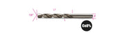 415 C3,00-TWIST DRILLS EXTRASHORT HSS-CO