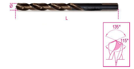 416 8 - 50-DRILL WITH CYLINDRICAL SHANK