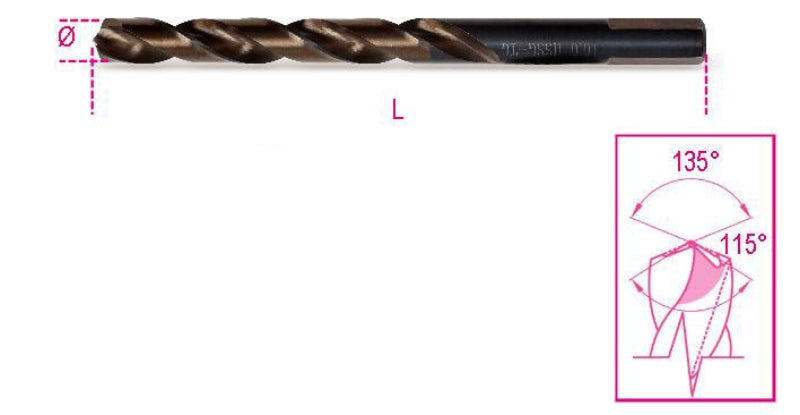 416 4 - 50-DRILL WITH CYLINDRICAL SHANK