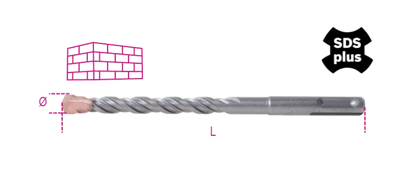 419 10X160-HAMMER DRILL BITS
