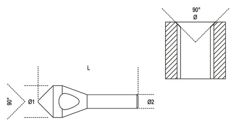 426/SB5-COUNTERSINKING CUTTERS HSS