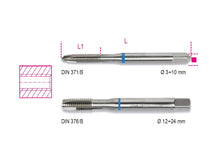428FP 10-MACHINE TAPS CLEARANCE HOLES