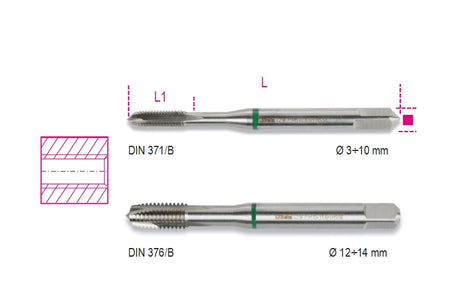 429FP 5-MACHINE TAPS CLEARANCE HSS-CO
