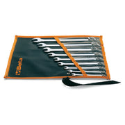 42AS/B9 - Set of 9 combination wrenches in roll-up wallet