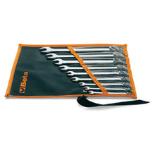 42AS/B9 - Set of 9 combination wrenches in roll-up wallet