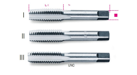 430ASC 3/8-HAND TAPS UNC THREAD
