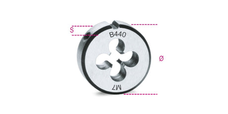 440 10-ROUND DIES COARSE PITCH