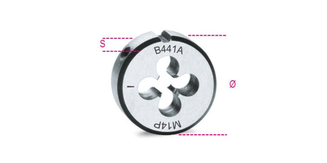 441A 10X0,75-ROUND DIES FINE PITCH