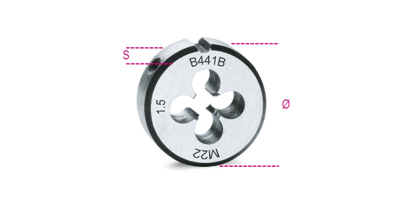 441B 18X150-ROUND DIES FINE PITCH