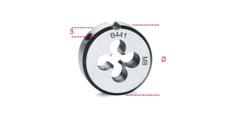 441 6X0,75-ROUND DIES FINE PITCH