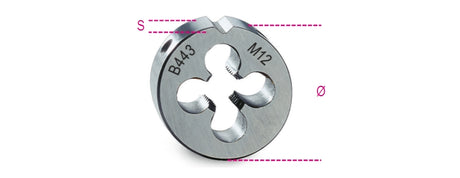 443 8X0 - 75-ROUND DIES FINE PITCH