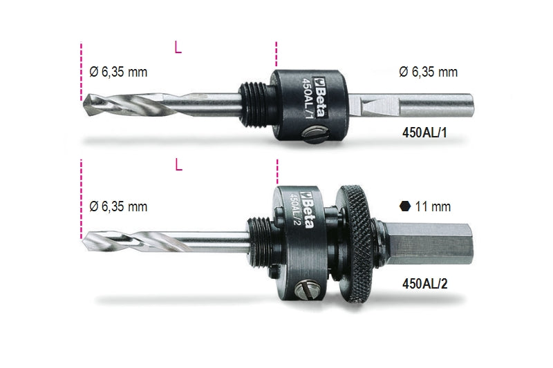 450AL/1-ARBORS FOR HOLESAWS